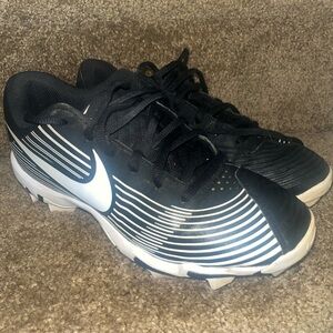 Nike Black and White Softball Cleats